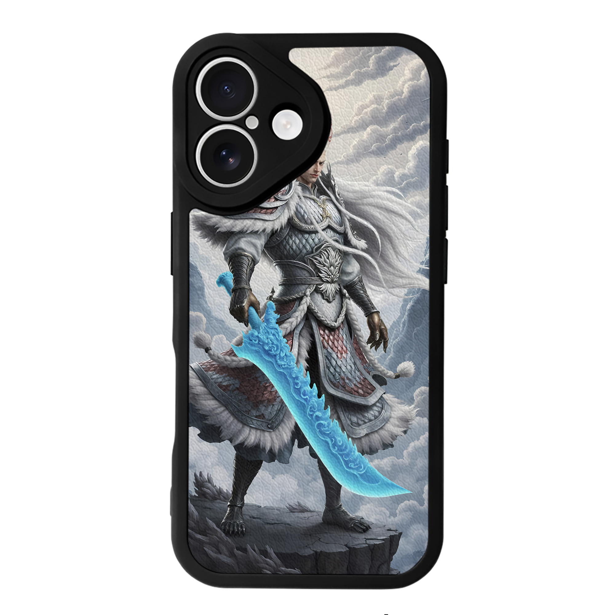 （画像用） Ne Zha 2 ナタ 魔童の大暴れ 【iPhone 16シリーズ対応】シリコンスマホケース（レザー調） 材質：シリコン